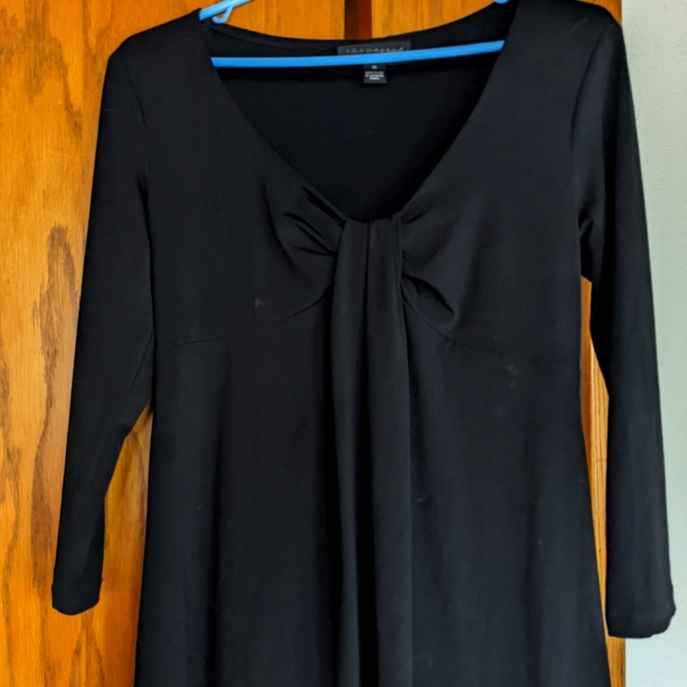 Very flattering black dress